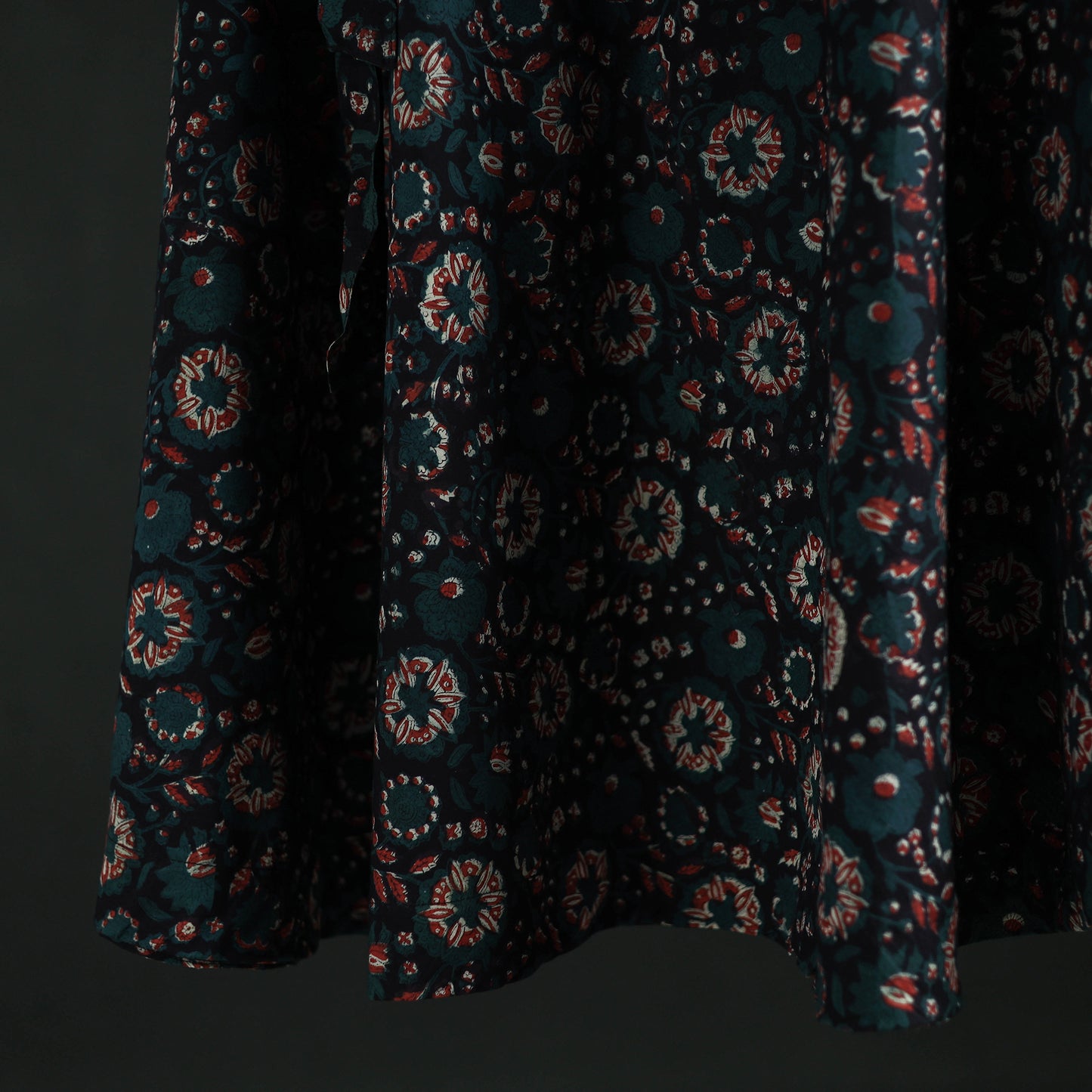 Bagru Hand Block Print Cotton Wrap Around Skirt 11