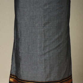 Grey 3pc Cotton Unstitched Dharwad Dress Material