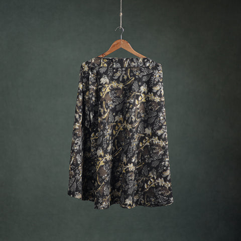 Bagru Hand Block Print Natural Dyed Cotton Wrap Around Skirt 14