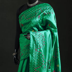 Hand Embroidered Silk Saree 63