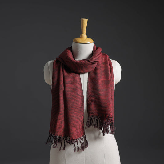 Kumaun Handwoven Merino Wool x Cotton Stole 185