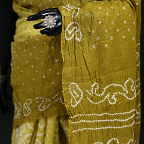 Kutch Bandhani Tie-Dye Cotton Saree 18