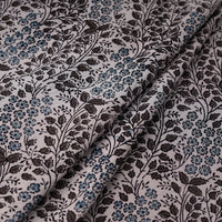 Brown - Natural Dyed Cotton Bagh Print Fabric 03