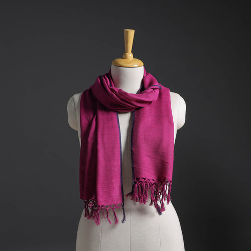 Kumaun Handwoven Merino Wool x Cotton Stole 186