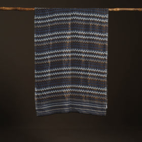 Zig Zag Zari Weave Fine Wool Stole for Women 99
