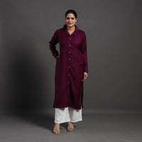 Manvi Plain Merino Woolen Kurta