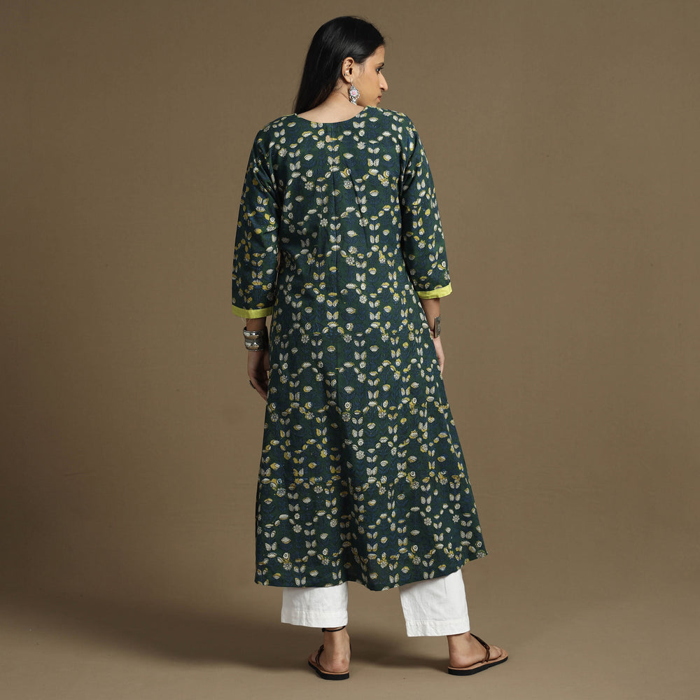  Bagru Hand Block Printed Kurta