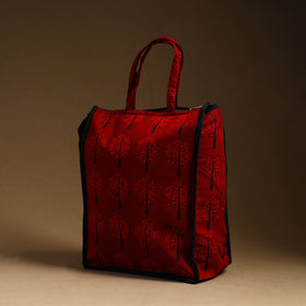 Red Handcrafted Shopping Hand Bags