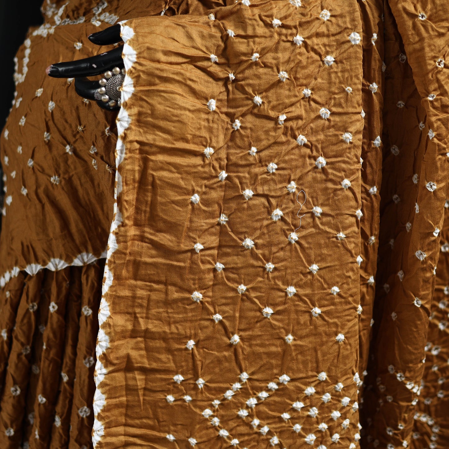 Kutch Bandhani Tie-Dye Cotton Saree 40