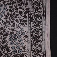 Brown - Natural Dyed Cotton Bagh Print Fabric 03