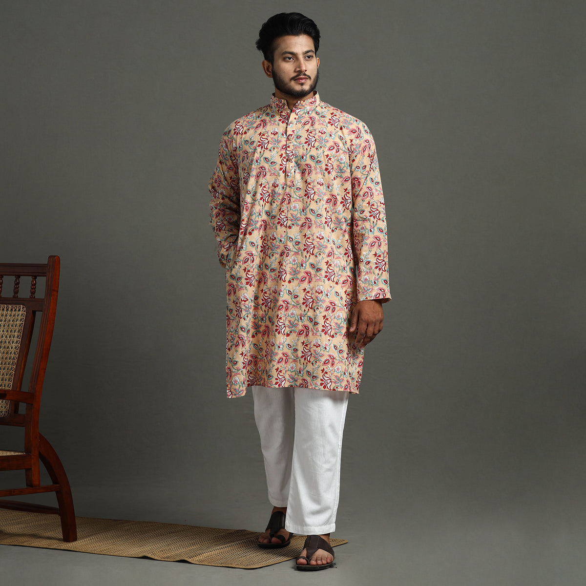 sanganeri kurta for men