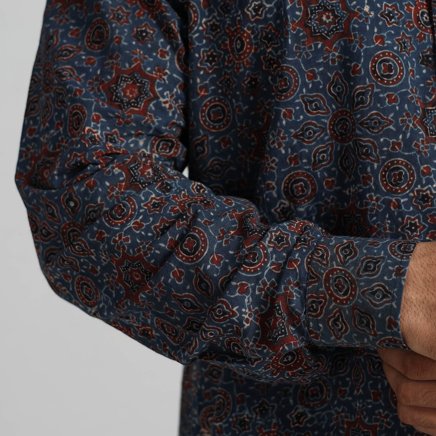 ajrakh Men's short kurta