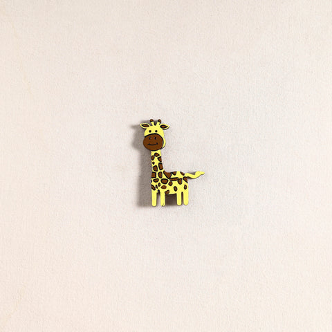 Giraffe Handpainted Fridge Magnet 53