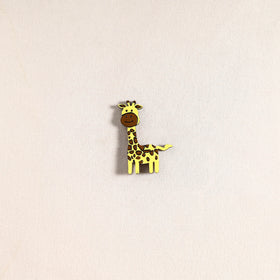 Giraffe Handpainted Fridge Magnet 53