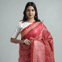 Kantha Embroidery Saree