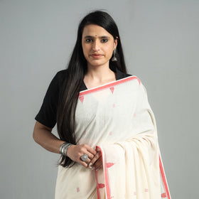  Handloom Cotton Phulia Jamdani Saree