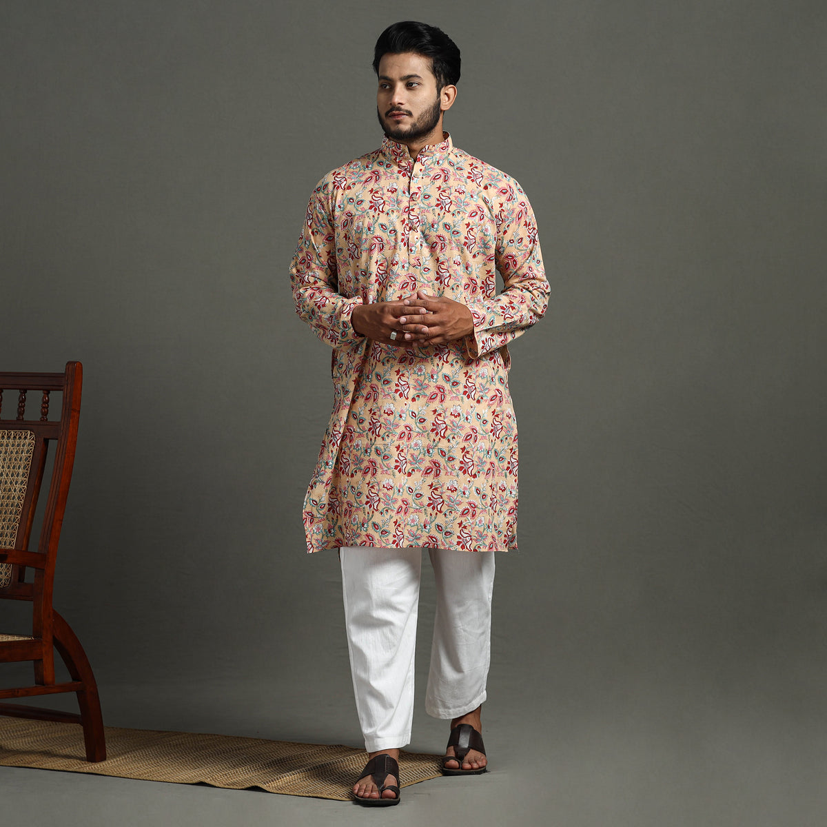 sanganeri kurta for men