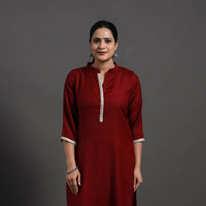 Raahi Plain Merino Woolen Kurta