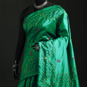 Hand Embroidered Silk Saree 64
