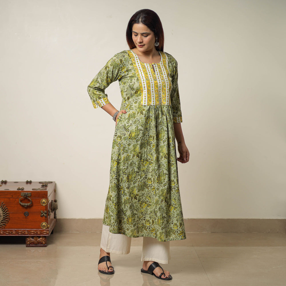 sanganeri printed kurta