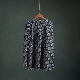 Bagru Hand Block Print Natural Dyed Cotton Wrap Around Skirt 16