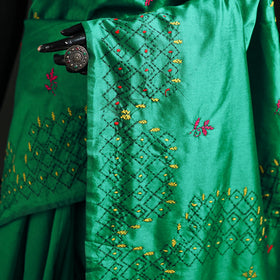 Hand Embroidered Silk Saree 64