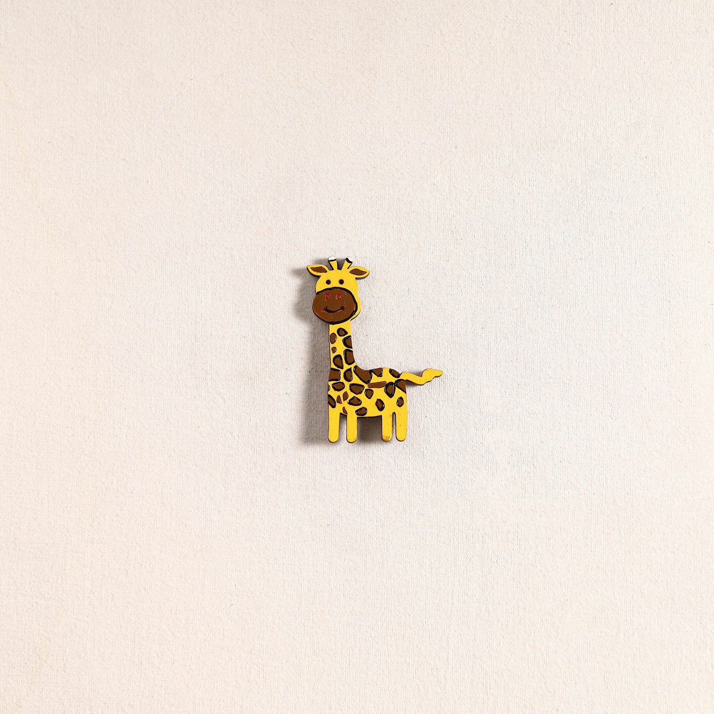 Giraffe Handpainted Fridge Magnet 54