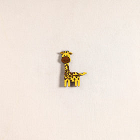 Giraffe Handpainted Fridge Magnet 54