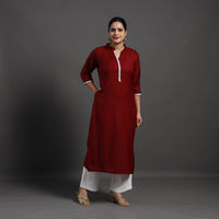 Raahi Plain Merino Woolen Kurta