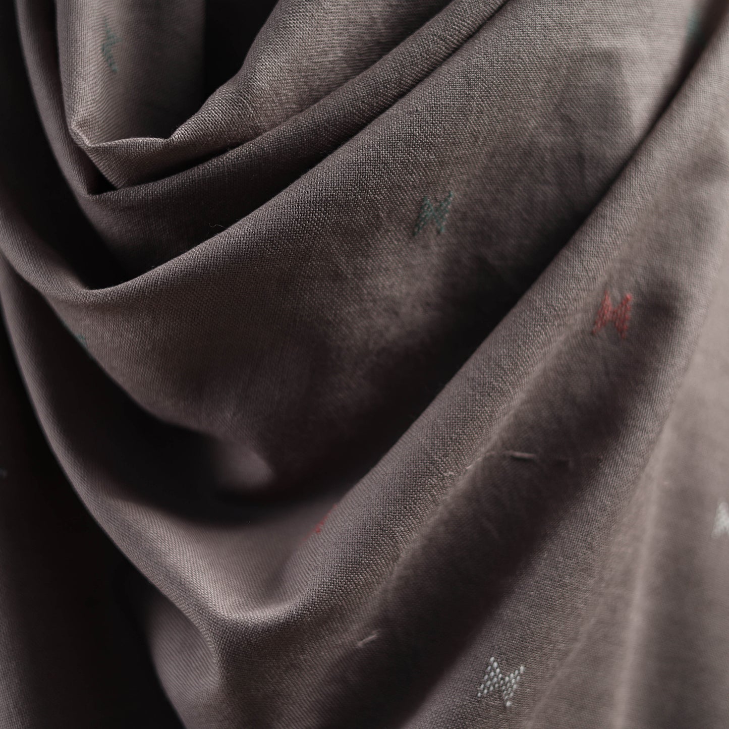 Kutch Bhujodi Handwoven Merino Wool Dhabla Shawl 35