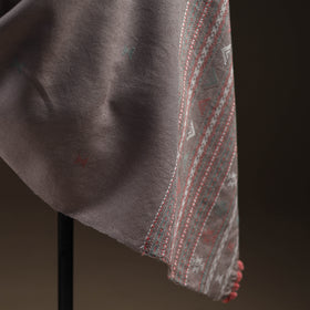 Kutch Bhujodi Handwoven Merino Wool Dhabla Shawl 35