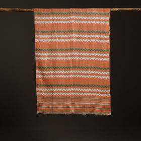 Zig Zag Zari Weave Fine Wool Stole for Women 92