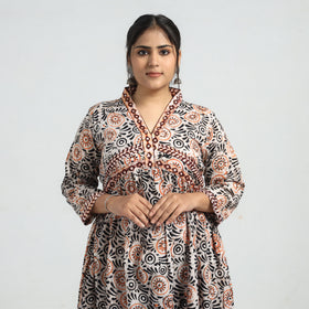 batik print dress