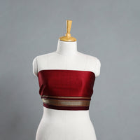 Red - Khun Weave Cotton Blouse Piece 54