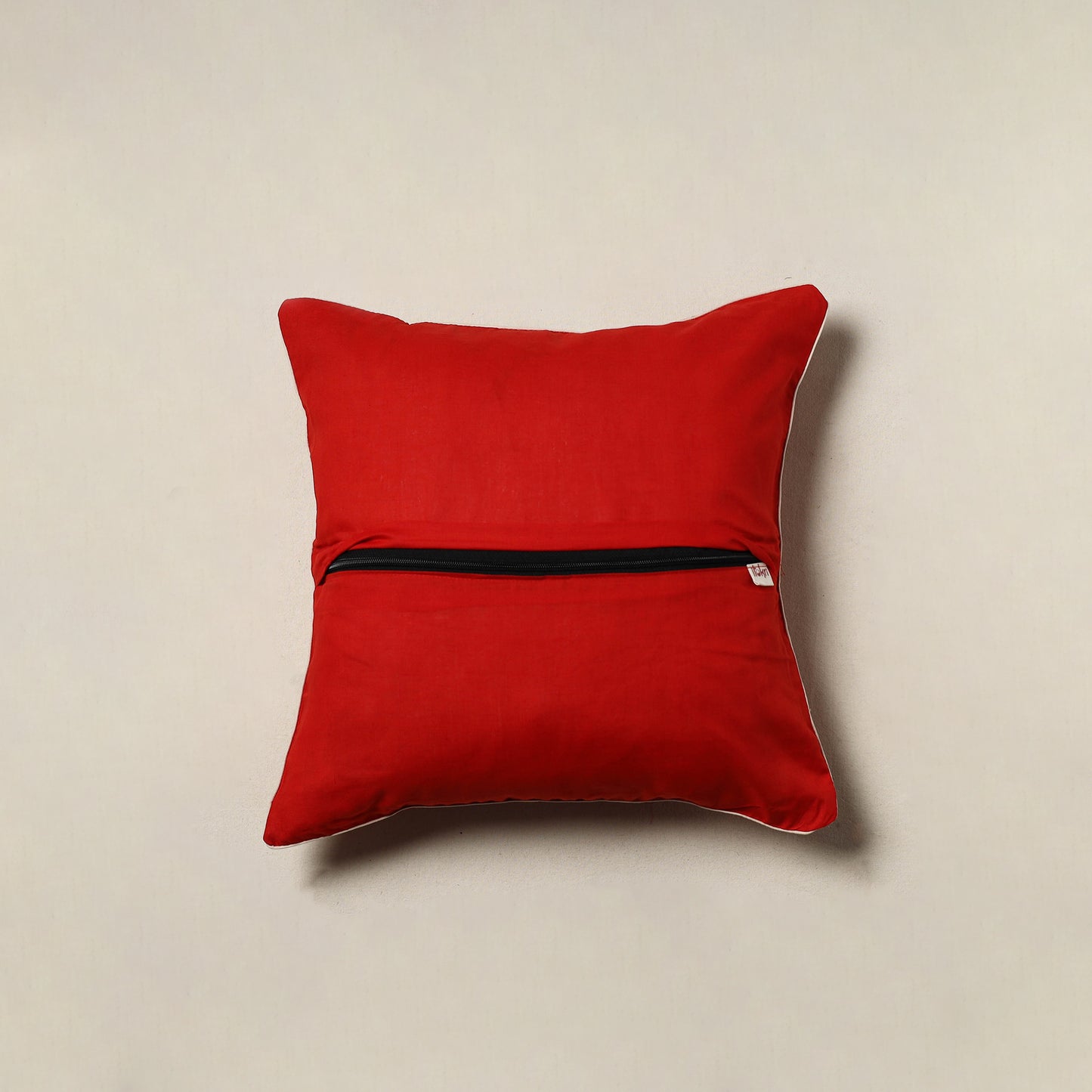 Hand Block Batik Print Cushion Cover (16 x 16 in) 43
