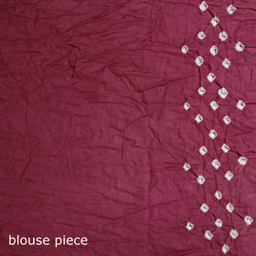 Kutch Bandhani Tie-Dye Cotton Saree 41
