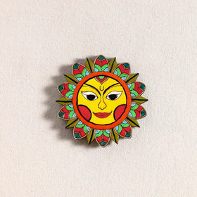 Surya Dev Handpainted Fridge Magnet 56