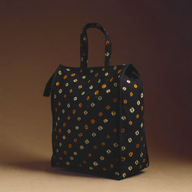 Black Handcrafted Shopping Hand Bags