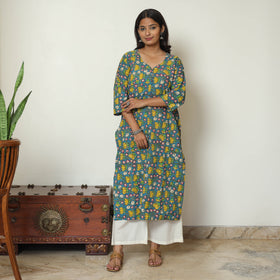 kalamkari printed kurta