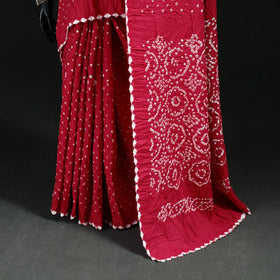 Kutch Bandhani Tie-Dye Cotton Saree 20