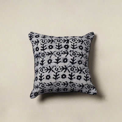 Hand Block Batik Print Cushion Cover (16 x 16 in) 44