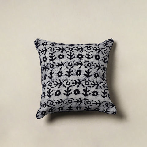 Hand Block Batik Print Cushion Cover (16 x 16 in) 44