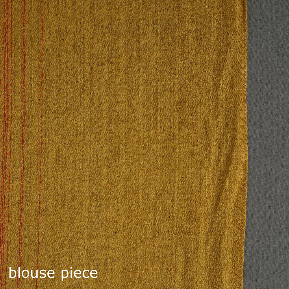 Multicolor - Kumaun Handwoven Pure Merino Woolen Saree 04