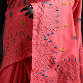 Hand Embroidered Silk Saree 65