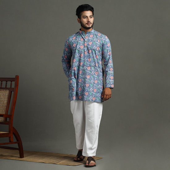 sanganeri men kurta