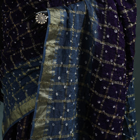 Kutch Tie-Dye Bandhani Cotton Saree with Blouse Piece 08