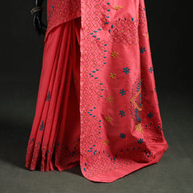 Hand Embroidered Silk Saree 65
