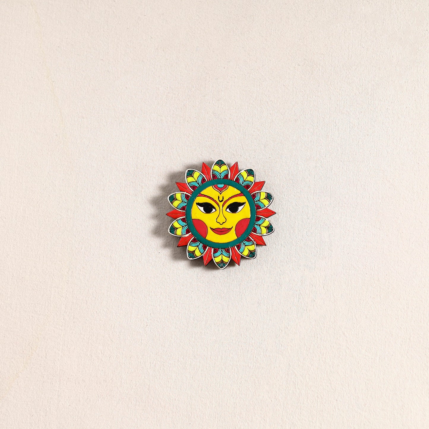 Surya Dev Handpainted Fridge Magnet 57