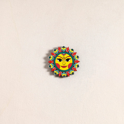 Surya Dev Handpainted Fridge Magnet 57
