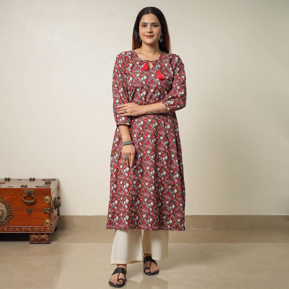 sanganeri printed kurta